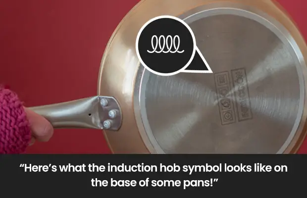 induction hob symbol on pan