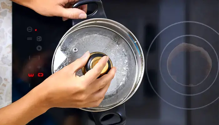 Pan Mark on Induction Hob